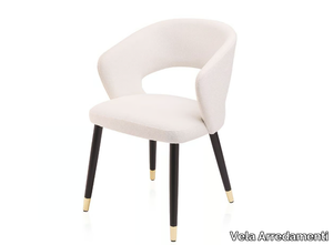 VALLEY - Fabric chair with armrests _ Vela Arredamenti