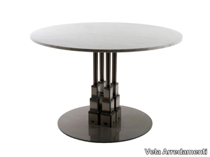 EMPIRE 85/4 - Round marble contract table _ Vela Arredamenti