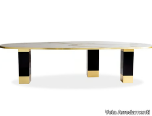 ENEA - Steel table _ Vela Arredamenti