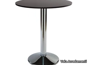 BACRO-43 - Height-adjustable chrome plated steel contract table _ Vela Arredamenti