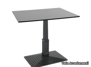 BAGRA-64-Q - Cast iron contract table _ Vela Arredamenti