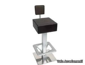 SG051 - Eco-leather stool with footrest _ Vela Arredamenti