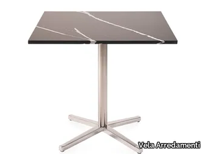 FOUR ALLUMINIO - Square table _ Vela Arredamenti