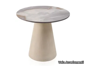 JAR CONCRETE - Round cement coffee table _ Vela Arredamenti