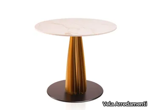 PALA BI - Round steel table _ Vela Arredamenti