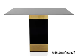 ENEA - Square steel table _ Vela Arredamenti