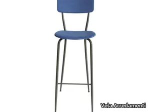 OLIVIA - Fabric barstool with back _ Vela Arredamenti