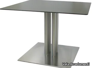 SLIM-76-4-T-X - Square stainless steel table _ Vela Arredamenti