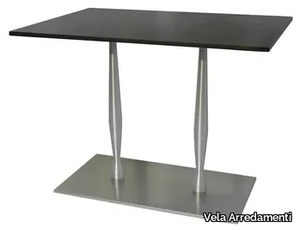 SLOGI-84-2-XAS - Rectangular stainless steel contract table _ Vela Arredamenti