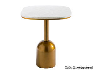 BALOK - Square marble contract table _ Vela Arredamenti