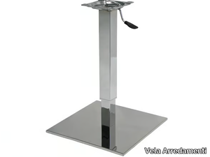 SLIM-TEL - Stainless steel table base _ Vela Arredamenti