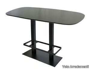 SPRITZ - Rectangular cast iron high table _ Vela Arredamenti