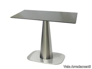 RONDOCONO-64-X - Rectangular stainless steel table _ Vela Arredamenti