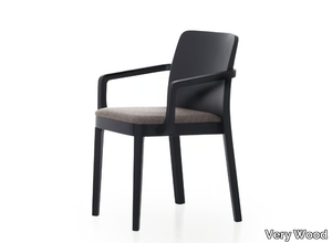 URBAN 12 - Stackable ash chair with armrests _ Very Wood