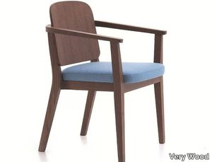 CHELSEA 12 - Stackable chair with armrests _ Very Wood