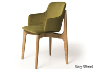 EGADI 02 - Upholstered fabric chair with armrests _ Very Wood