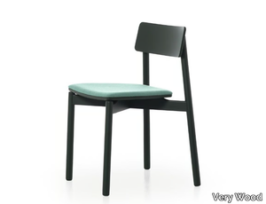 RIB 11 - Stackable chair with integrated cushion _ Very Wood