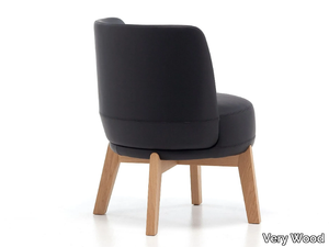 ROND 02 L/H - Upholstered leather chair _ Very Wood