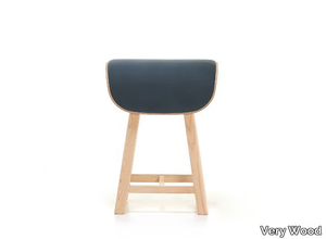 RODEO 06 - High upholstered fabric stool with footrest _ Very Wood