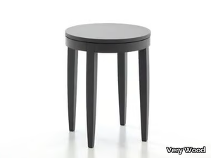 ONDA T02 - Contemporary style oval wooden bistro side table _ Very Wood