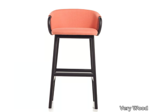 ZANT 06 - High stool with back _ Very Wood