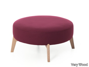 ISOLA 65/90 - Round fabric pouf _ Very Wood