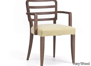 WIENER 12 - Fabric chair with armrests _ Very Wood