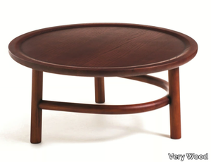 UNAM T01 - Round wooden coffee table _ Very Wood