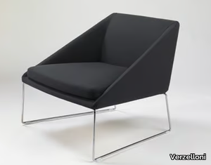 KELLY - Fabric easy chair with removable cover _ Verzelloni
