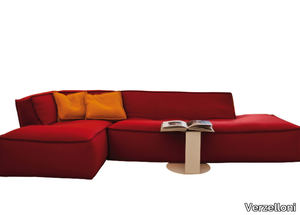 NOE - Sectional fabric sofa with removable cover _ Verzelloni