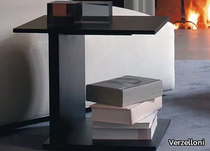 JIM - Rectangular wood veneer coffee table _ Verzelloni