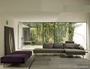 IRVING - Sectional fabric sofa with removable cover _ Verzelloni