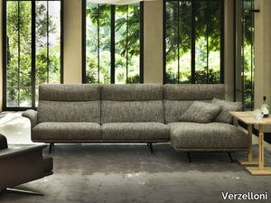 NILSON - 3 seater fabric sofa with headrest _ Verzelloni