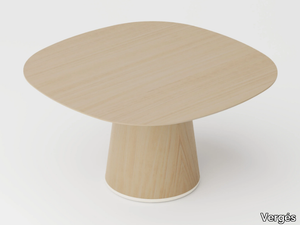 CONIC - Square wooden table _ Vergés