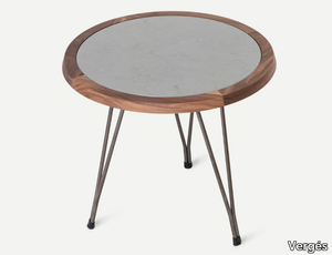 MIM - Round powder coated steel coffee table _ Vergés