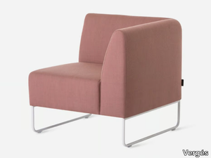 DULA - Corner modular fabric armchair _ Vergés