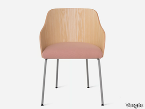 CISTELL CURVE - Ash chair with metal legs _ Vergés