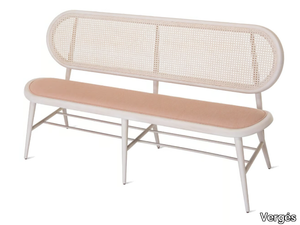 BERNARDES - Beech bench with back _ Vergés