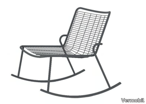 ROMA - Rocking metal garden armchair _ Vermobil