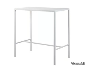 SEASIDE - Rectangular metal high table _ Vermobil