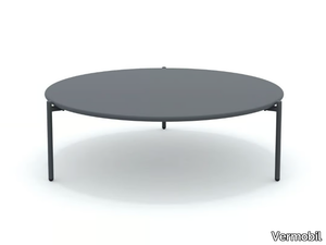 ARIA - Round aluminium coffee table _ Vermobil