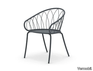 FLORA - Stackable metal garden chair _ Vermobil