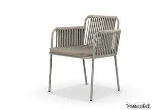 KEY WEST - Rope and metal chair with armrests _ Vermobil