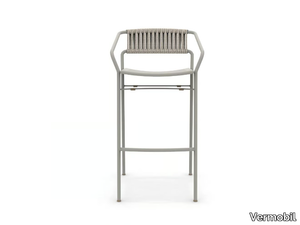 SLOT - Stackable high metal garden stool _ Vermobil