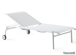 MIAMI - Folding Texplast sun lounger with castors _ Vermobil