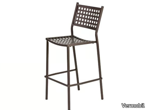 ALICE - Metal barstool with footrest _ Vermobil