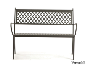 SUMMERTIME - Stackable metal garden bench _ Vermobil