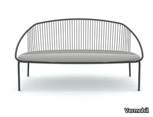 ARIA - 2 seater metal garden sofa _ Vermobil