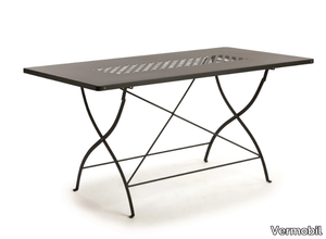 SPRINGTIME - Folding rectangular metal garden table _ Vermobil