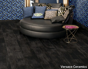 CARBON - Porcelain stoneware wall/floor tiles with wood effect _ Versace Ceramics